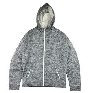 Lululemon City Sweat Full Zip Hoodie Men's Medium Heather Grey Jacket Athleisure